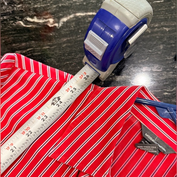 MODA International Button Down Dress Shirt, Size M - Picture 13 of 14